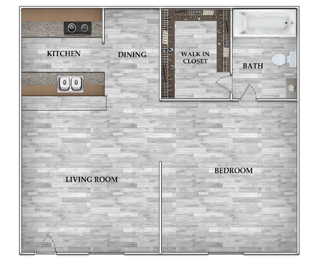 Rockridge Springs Apartments – Floor plan