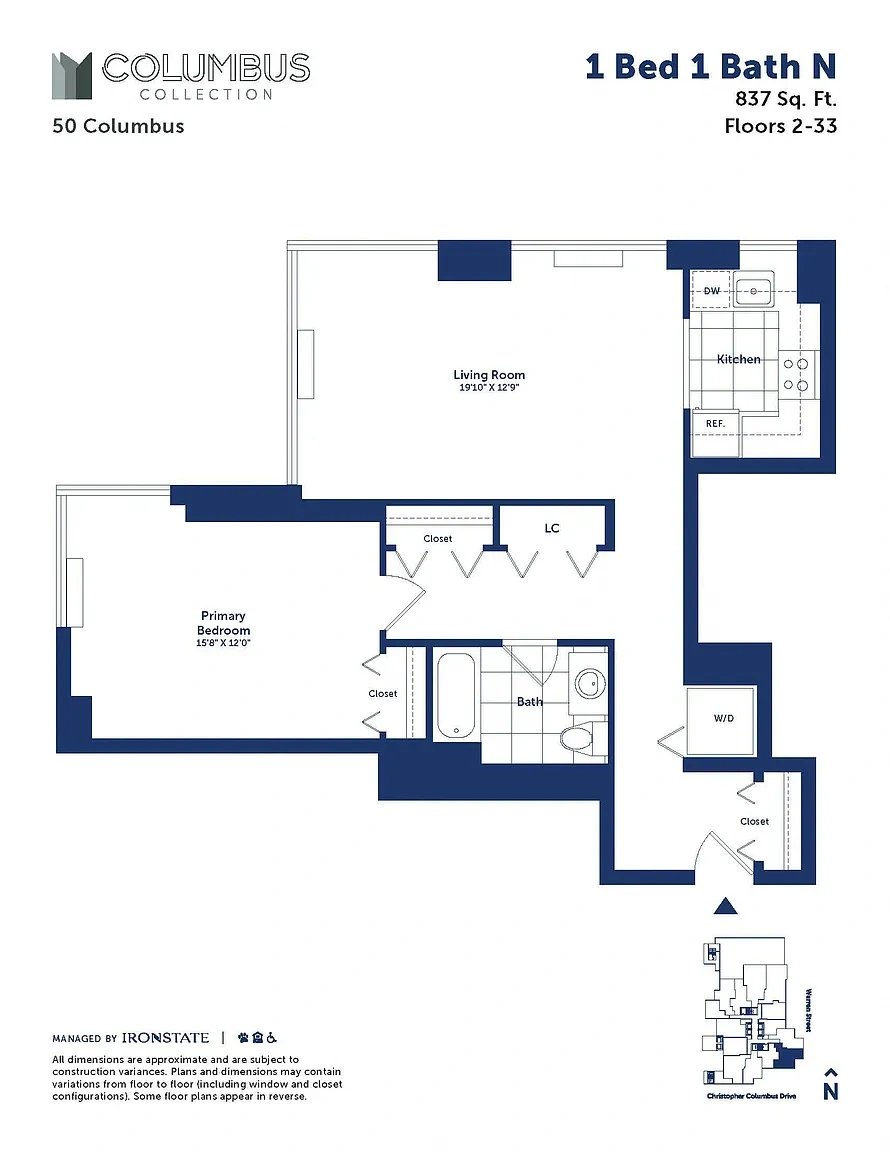 50 Columbus – Floor plan