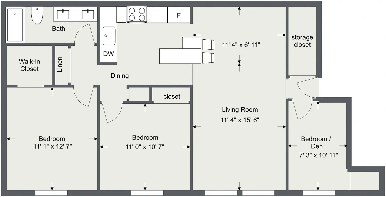 Olmsted Falls Village Apt - SPO Properties – 3 Bedroom 1 Bath Renovated