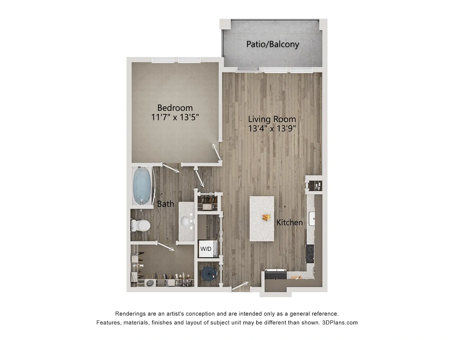 The Ironwood Apartments – Floor plan