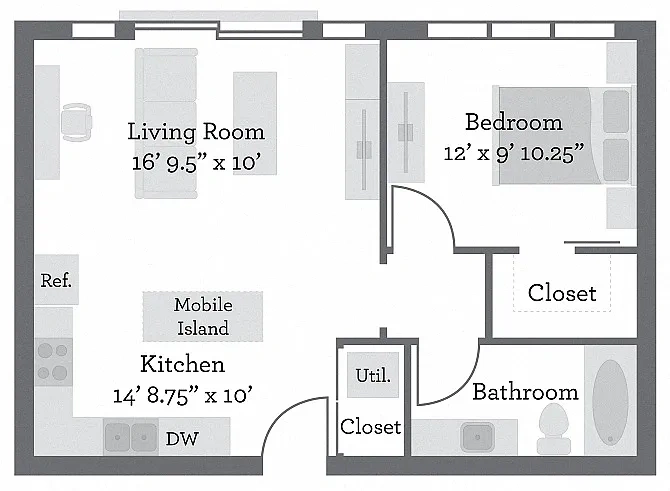 Liberty Center Apartments – Floor plan