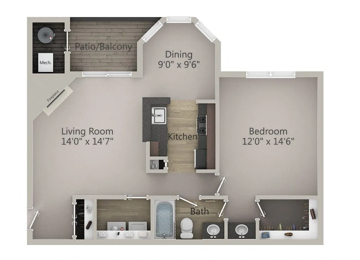 Windsor Kingstowne – Floor plan