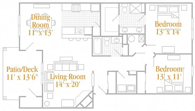 Four Bridges – Floor plan