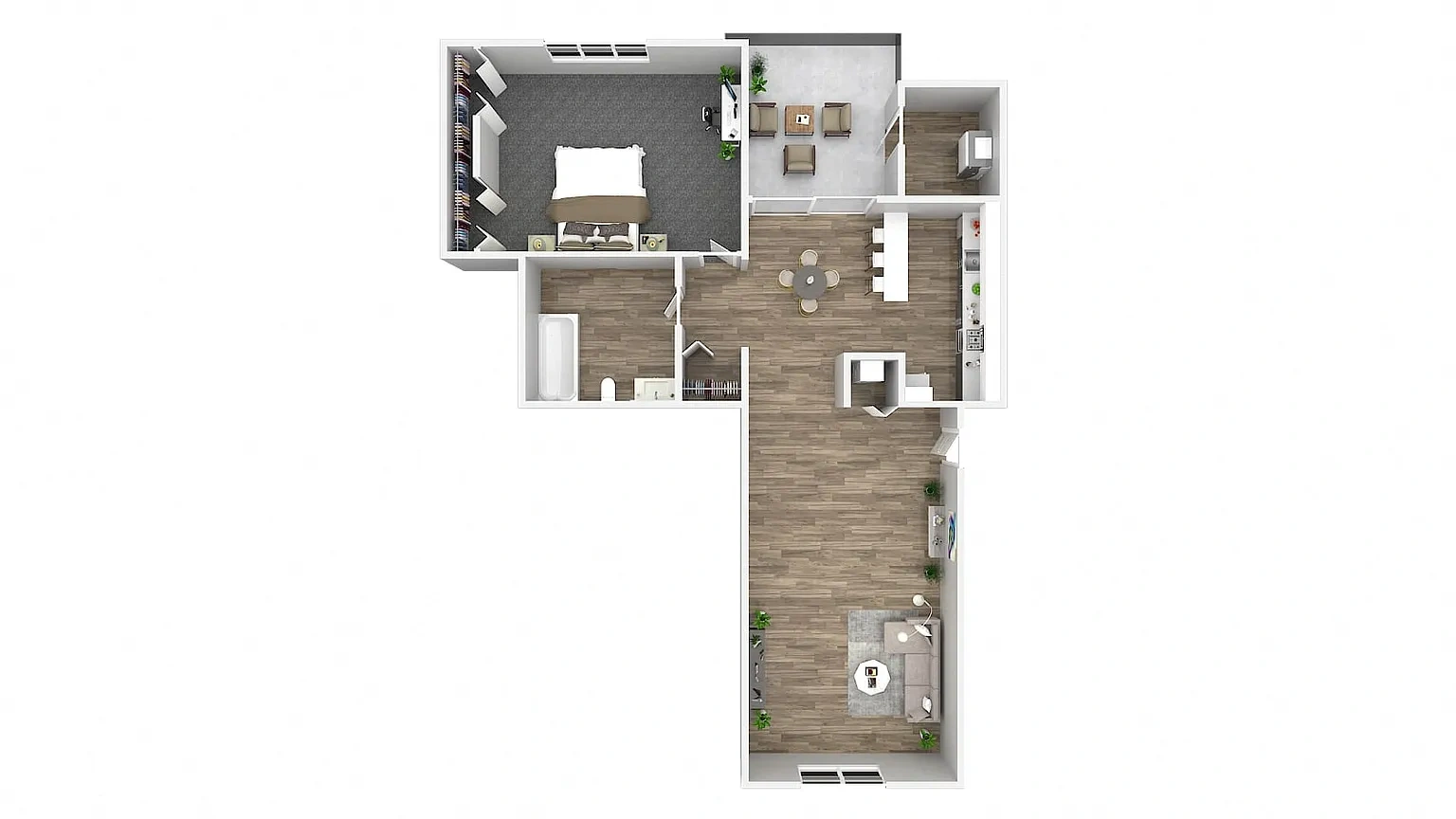 Oaks at Oxon Hill – Floor plan