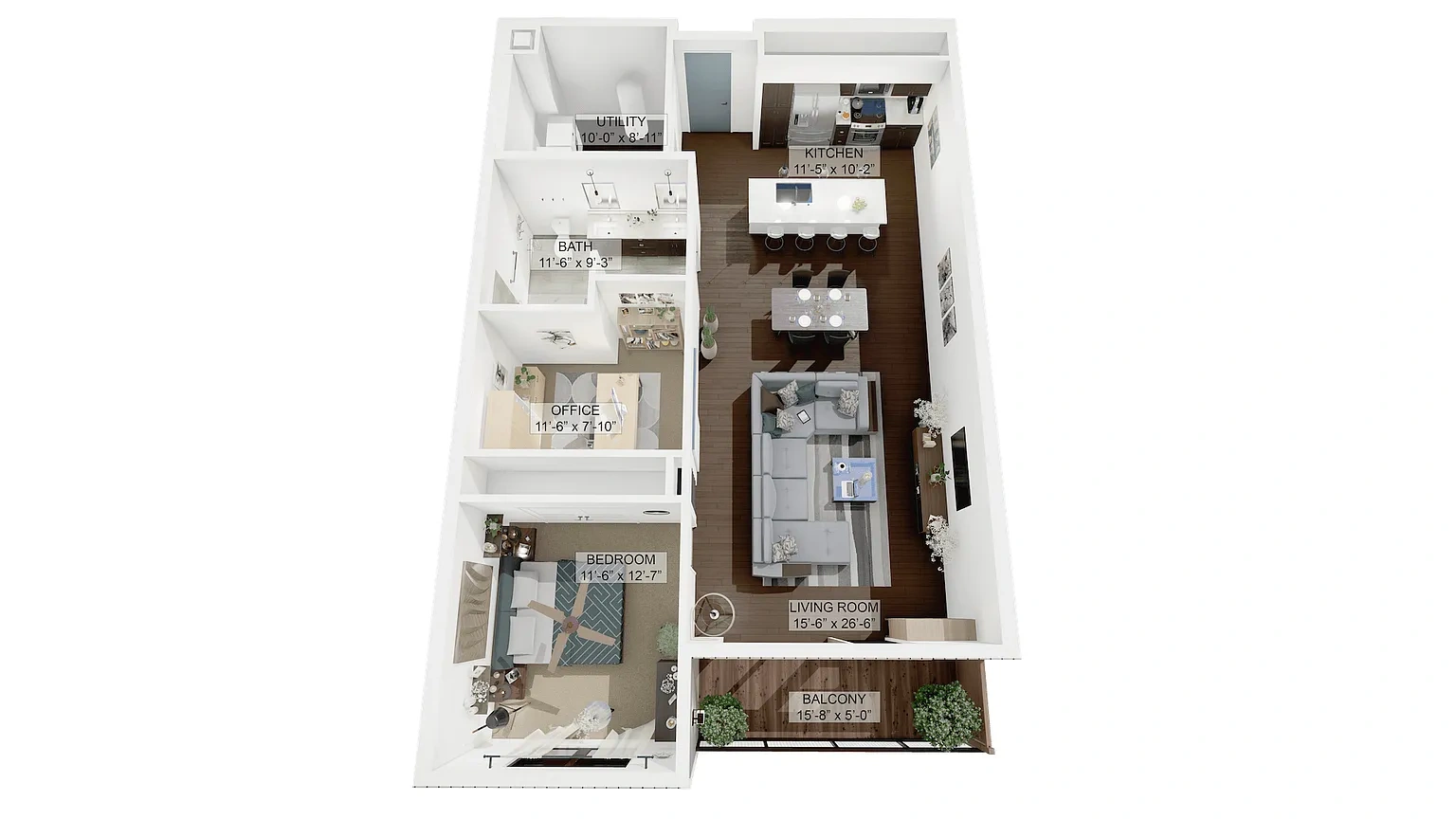 La Collina Living in Little Italy Cleveland – 1 Bedroom 1 Bathroom