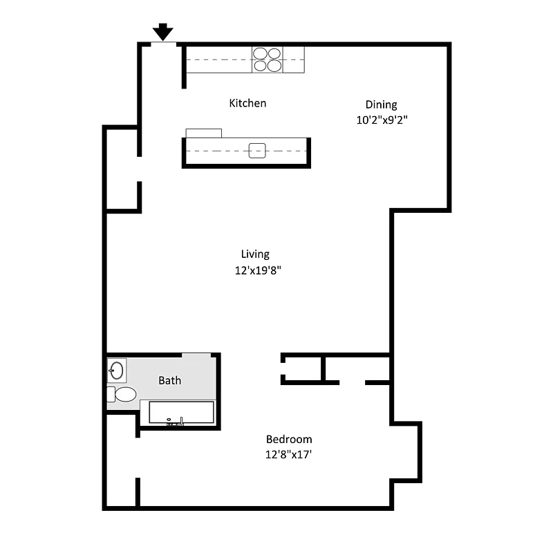 Adams Station Apartments – Floor plan