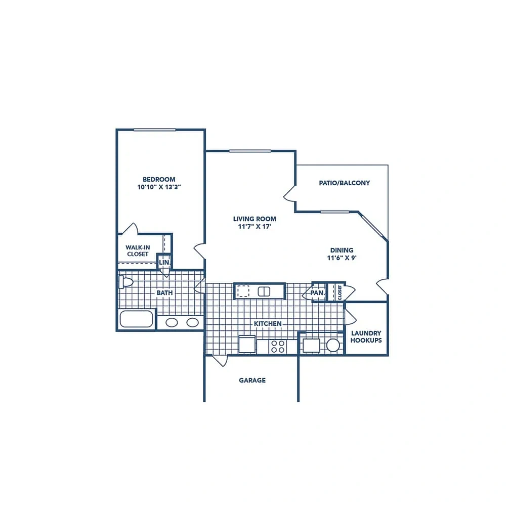 Mallard Crossing Apartments – Floor plan