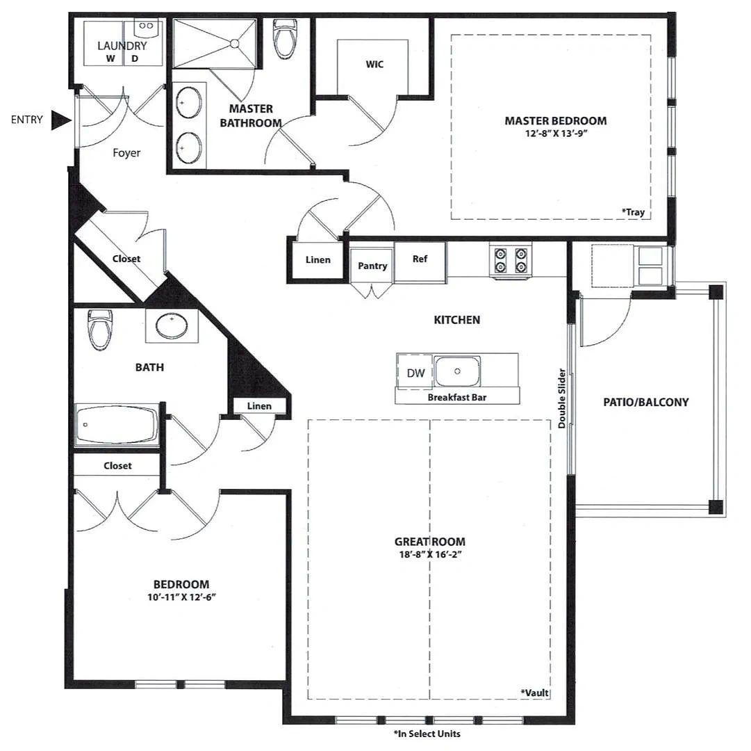 Essex Chase Apartments – Floor plan