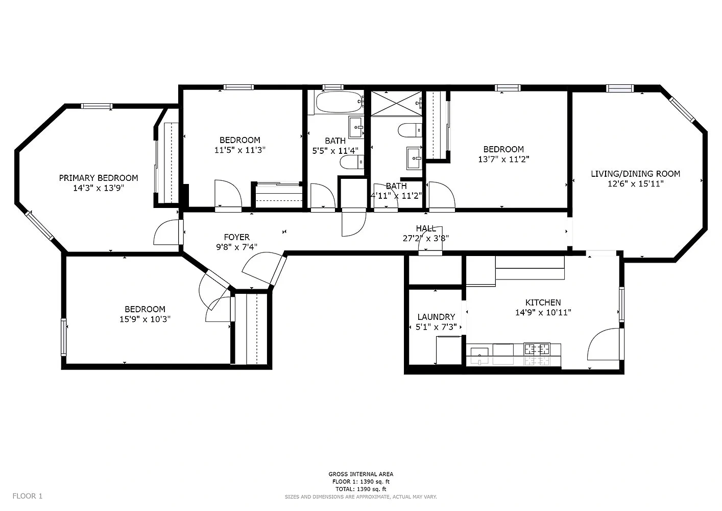6210-16 S. Dorchester Ave. – Floor plan