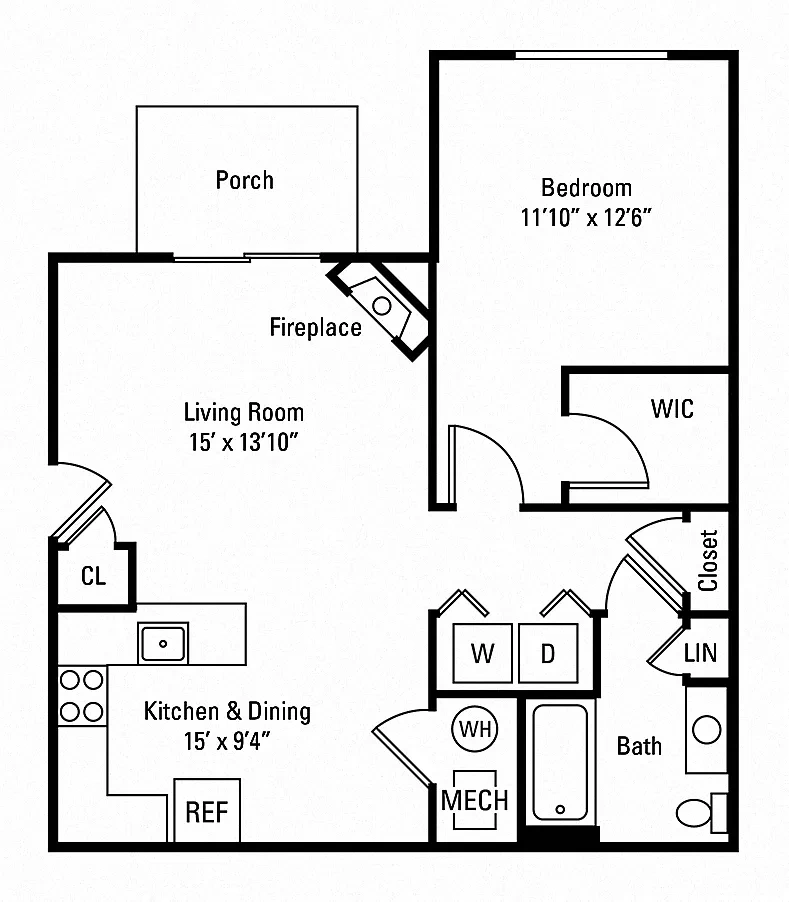 Reserve at Southpointe Apartment Homes – Floor plan