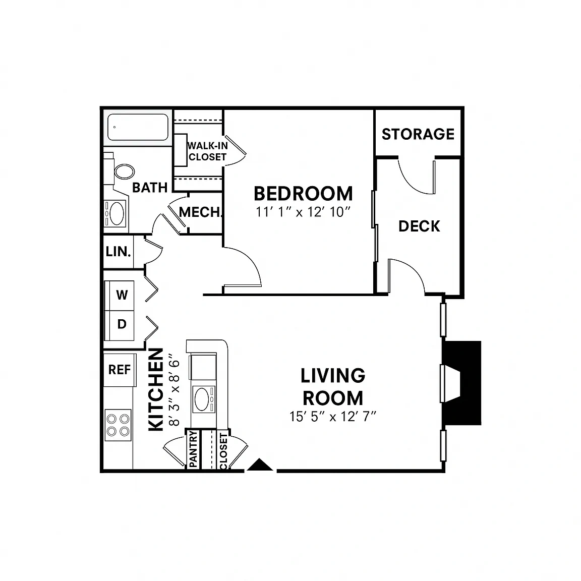 Chase Lea Apartment Homes – Floor plan