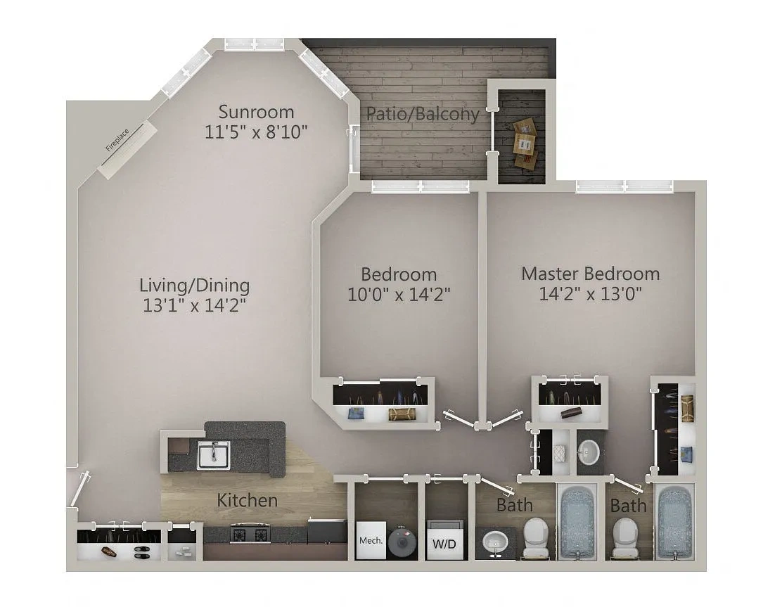 Windsor Kingstowne – Floor plan