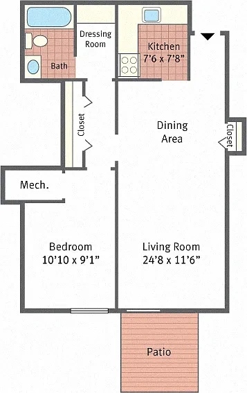 York Apartments – Floor plan