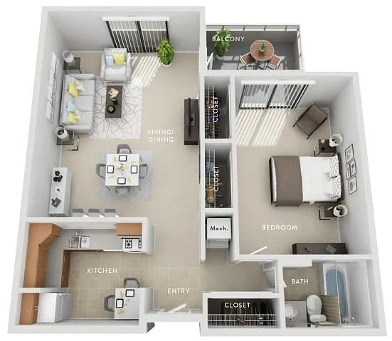 Albion on Northwest – Floor plan
