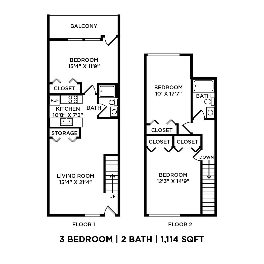Merriman Valley Apartments & Townhomes – Floor plan
