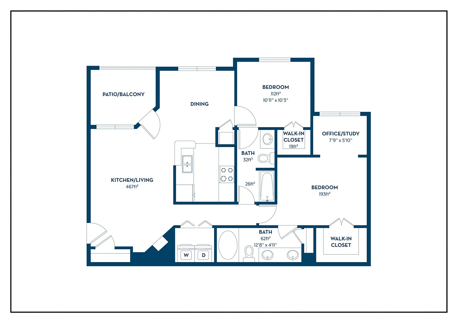 Oxmoor Apartments – Floor plan