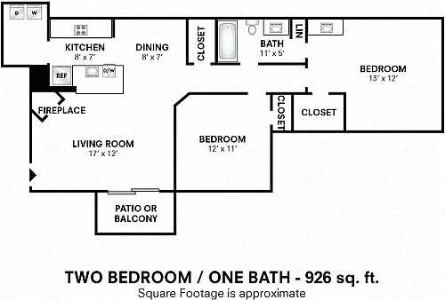 The Greens at Westgate Apartment Homes – Floor plan