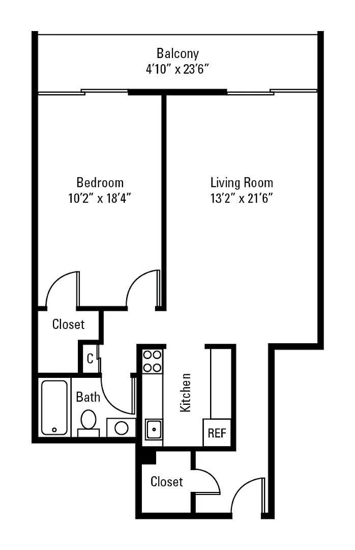 Park Towers Apartments – Floor plan