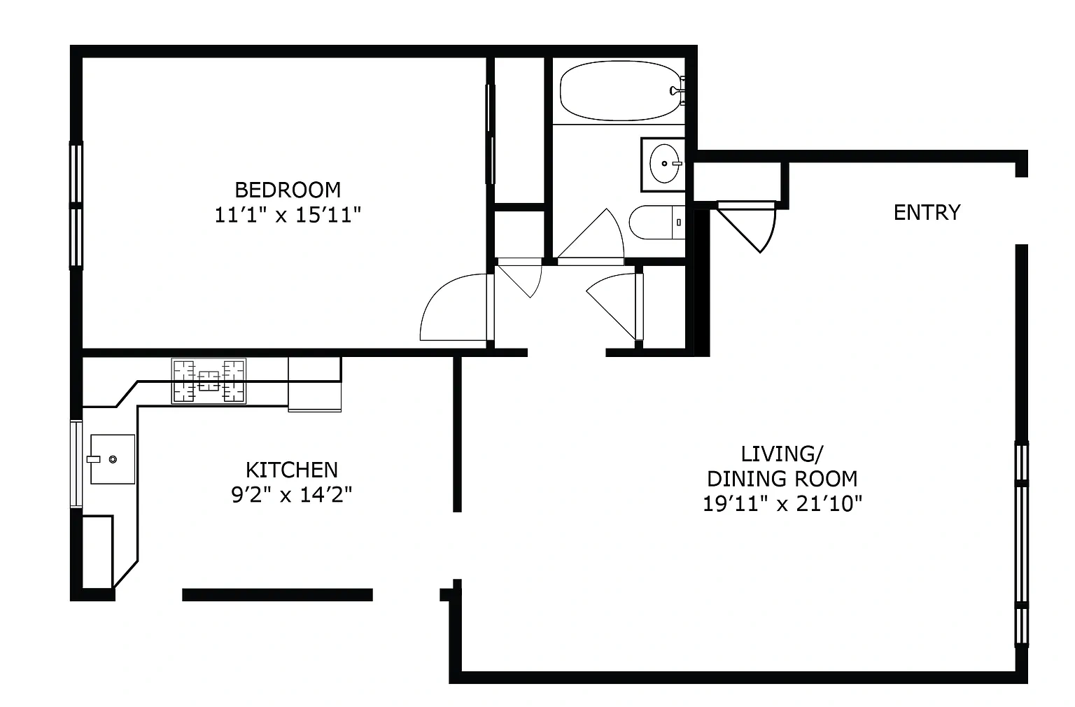 Wyndmoor Apartments – Floor plan