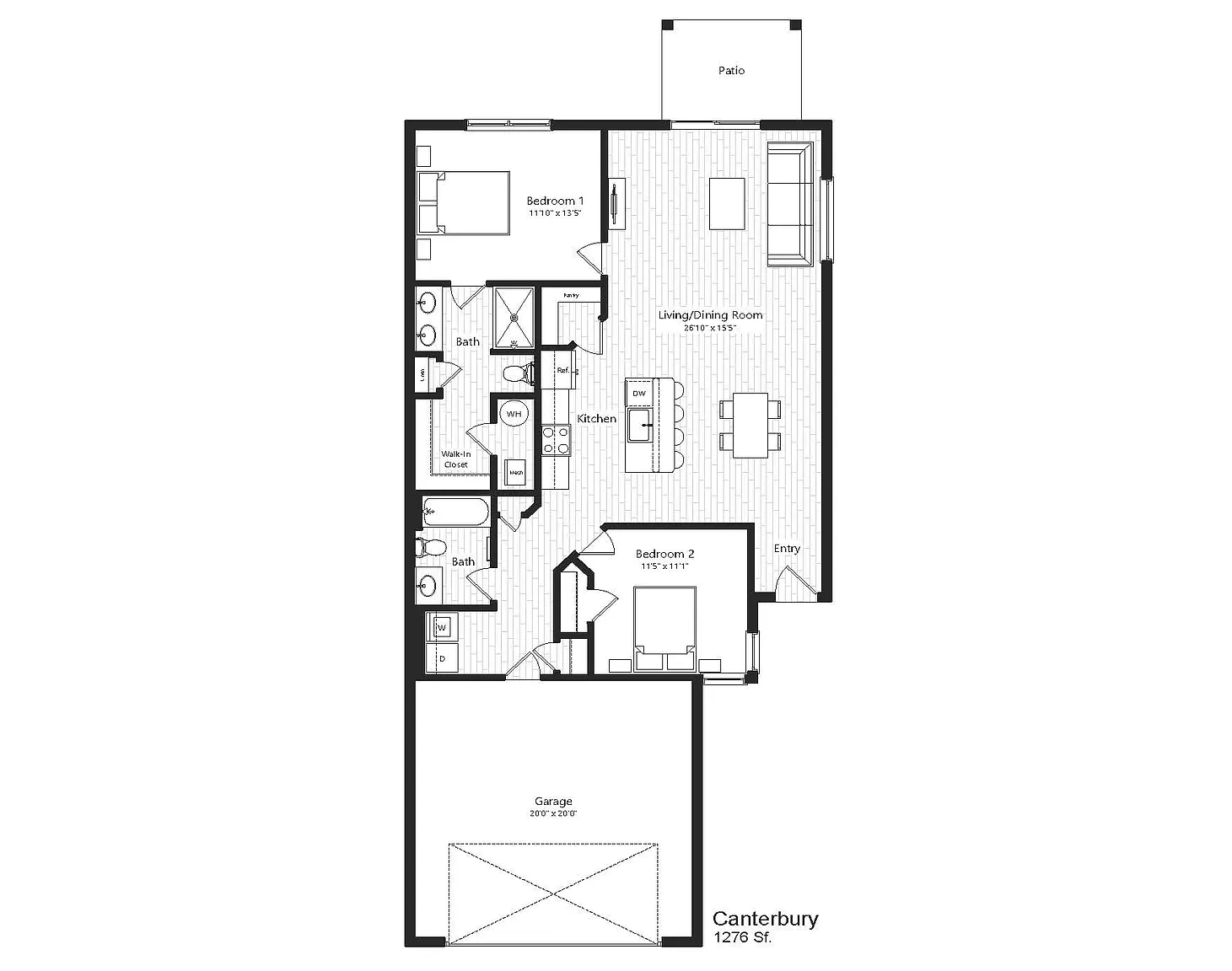 Hillside Farms at Stonehill Village – Floor plan