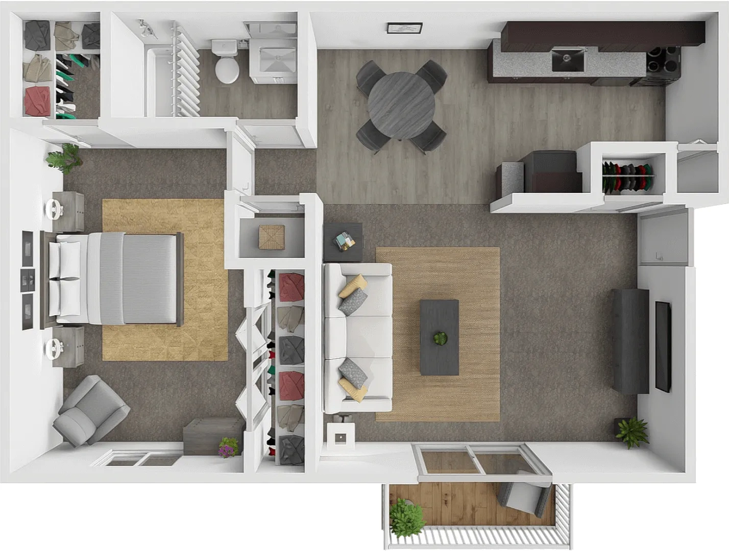 Hunters Ridge Toledo – 1 BEDROOM 1 BATH