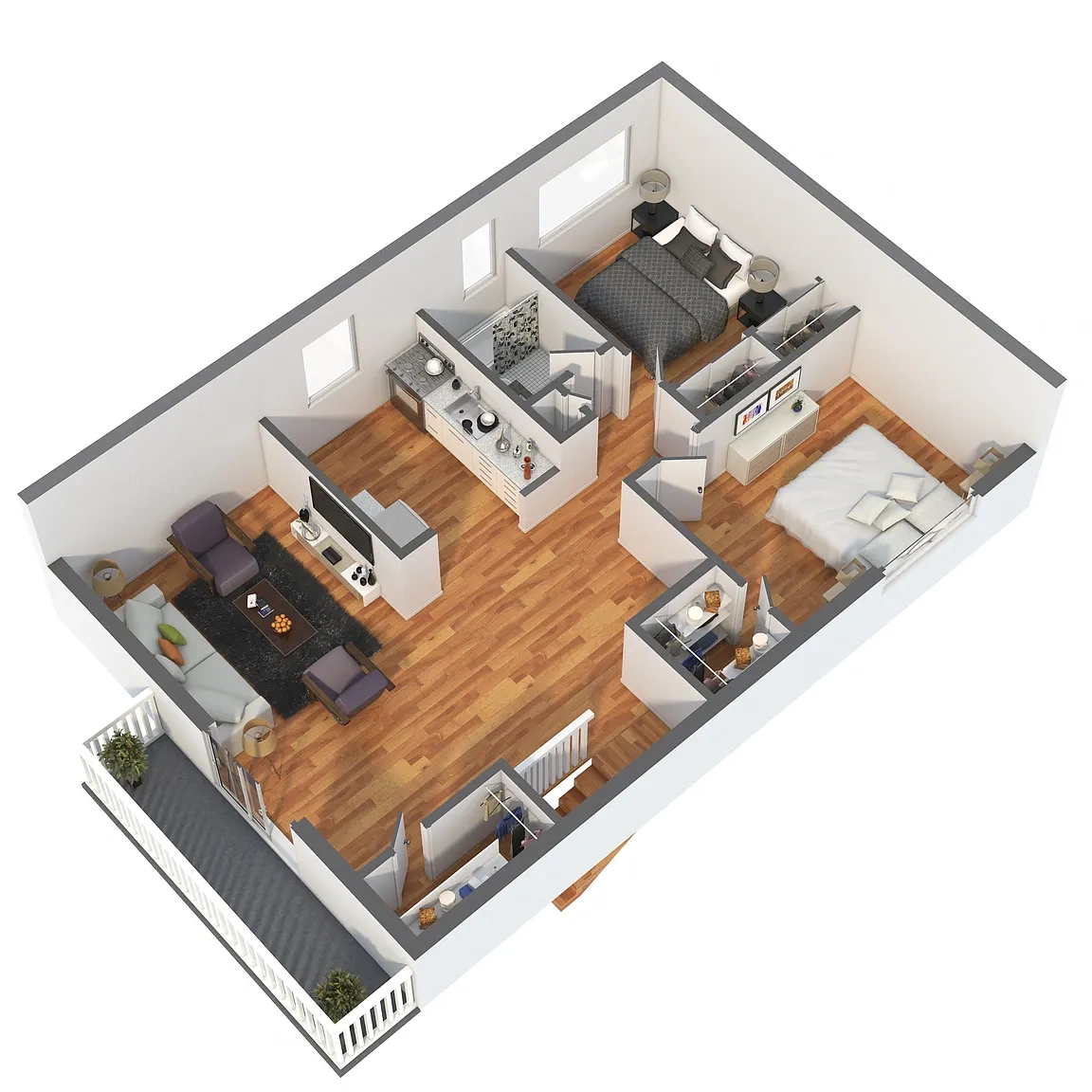 Troy Hills Village – Floor plan