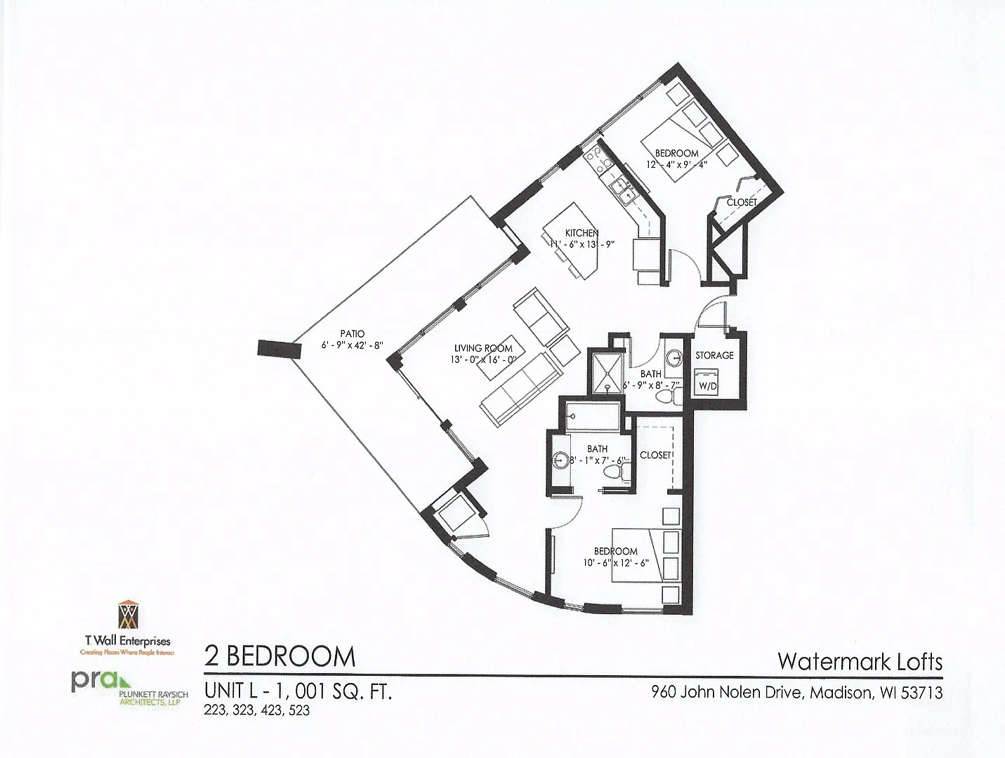 Watermark Lofts – Floor plan