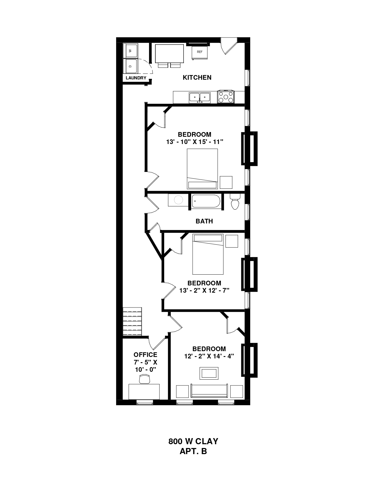 800 W Clay St unit B UPSTAIRS – photo 2