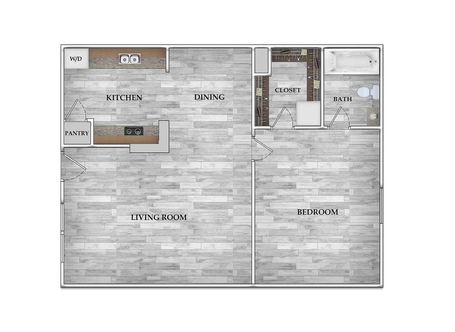 Rockridge Station Apartments – Floor plan