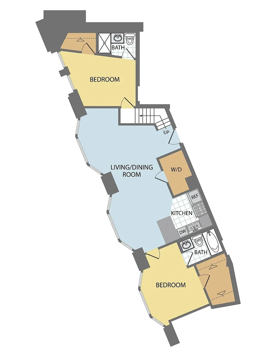 Huron Square – Osborn 2A Two Story Suite