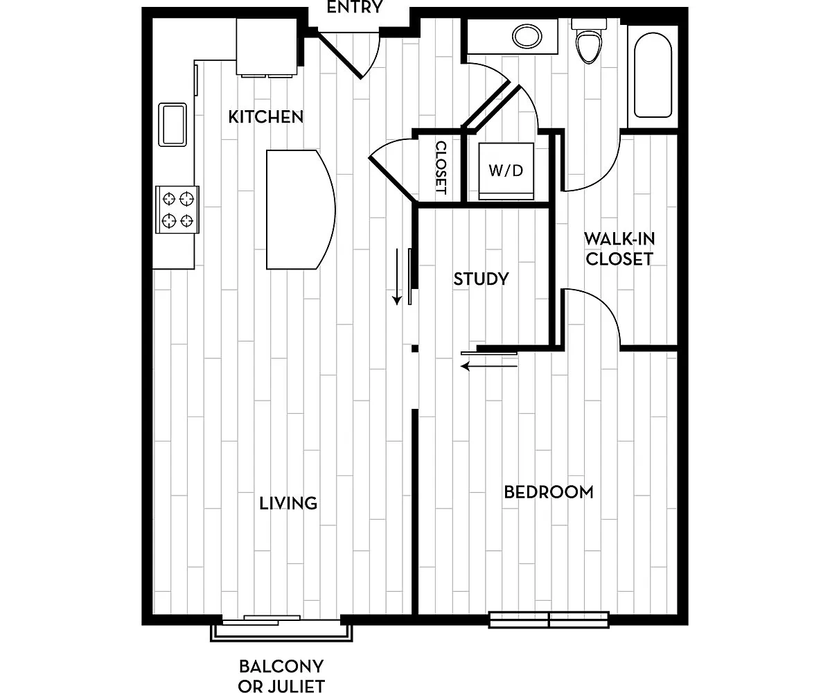 The Battery on Blake Street – Floor plan
