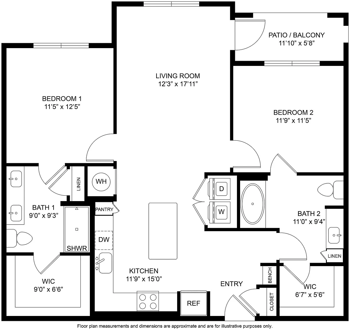 Ascend Morganton Park – Floor plan
