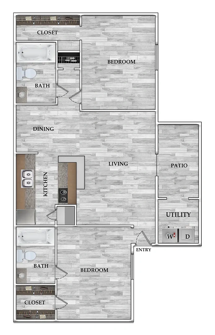 Serena Forest Apartments – Floor plan