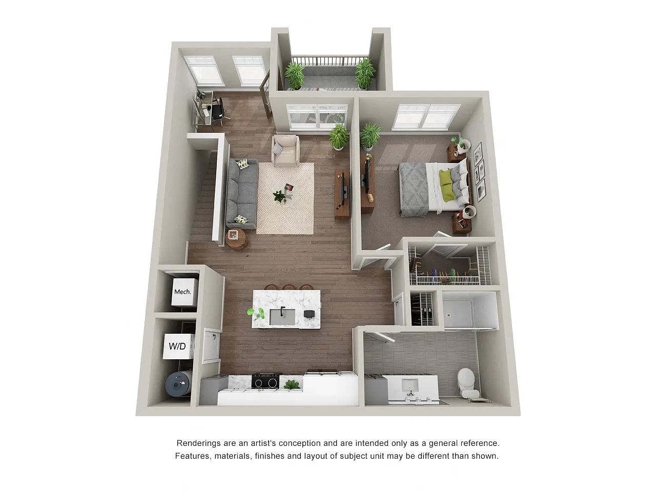 Tivoli Green Apartments & Townhomes – Floor plan