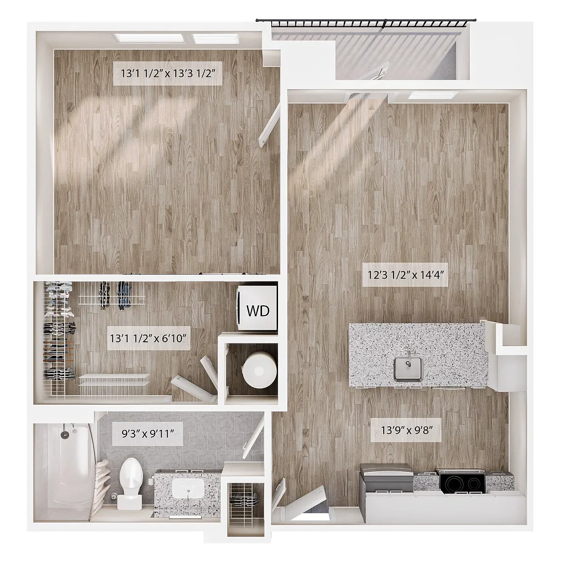 The Westbrook Apartments at Brewers Row – Floor plan