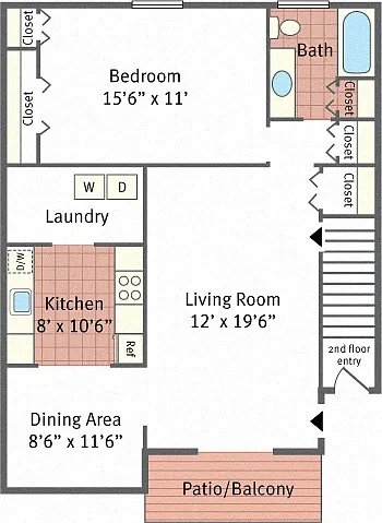 Rolling Hills Apartments – Floor plan
