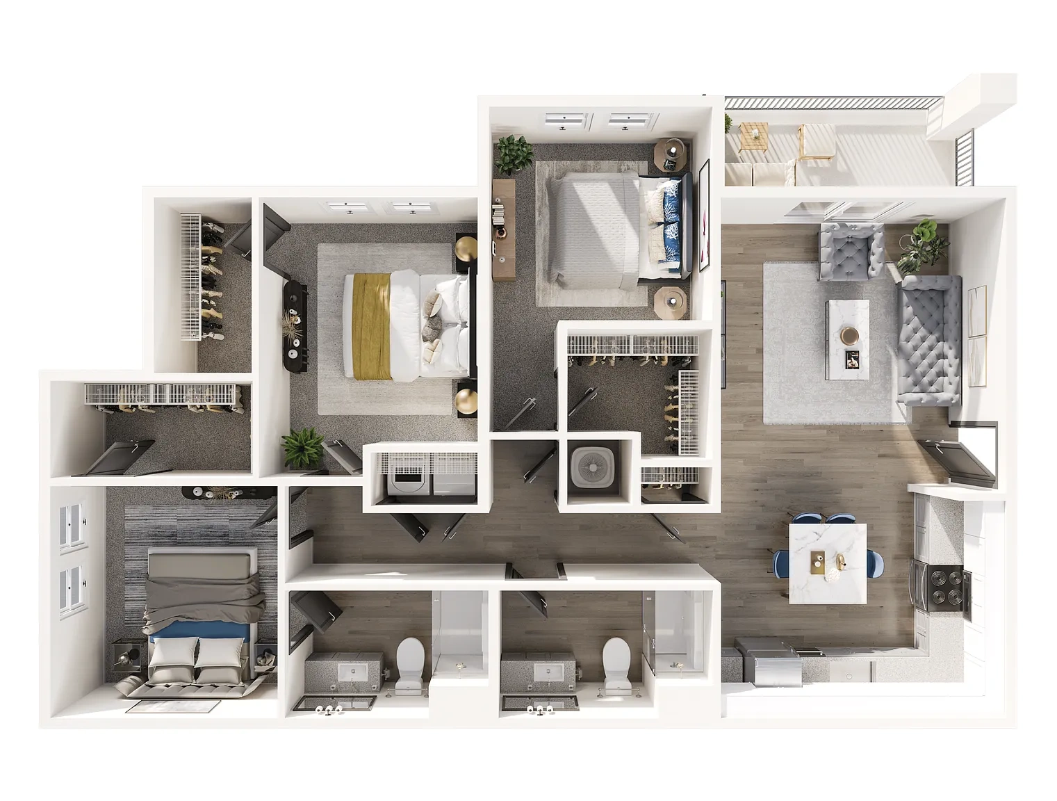 Parkview Spring Hill Apartments – Dahlia