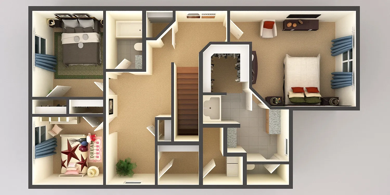 Stonemill Townhomes – Floor plan