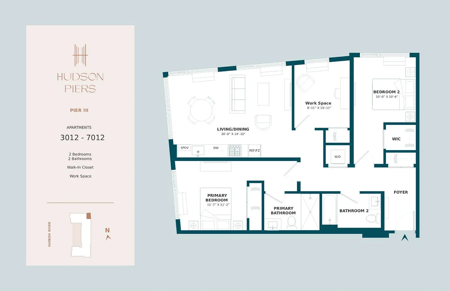 Hudson Piers – Floor plan