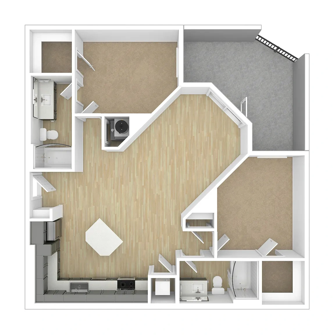 The Everly at Rouzan – Floor plan