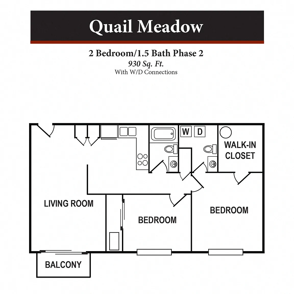 Quail Meadow Apartments – Floor plan