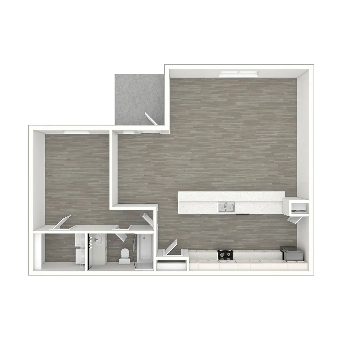 Athena Garden Apartments – Floor plan