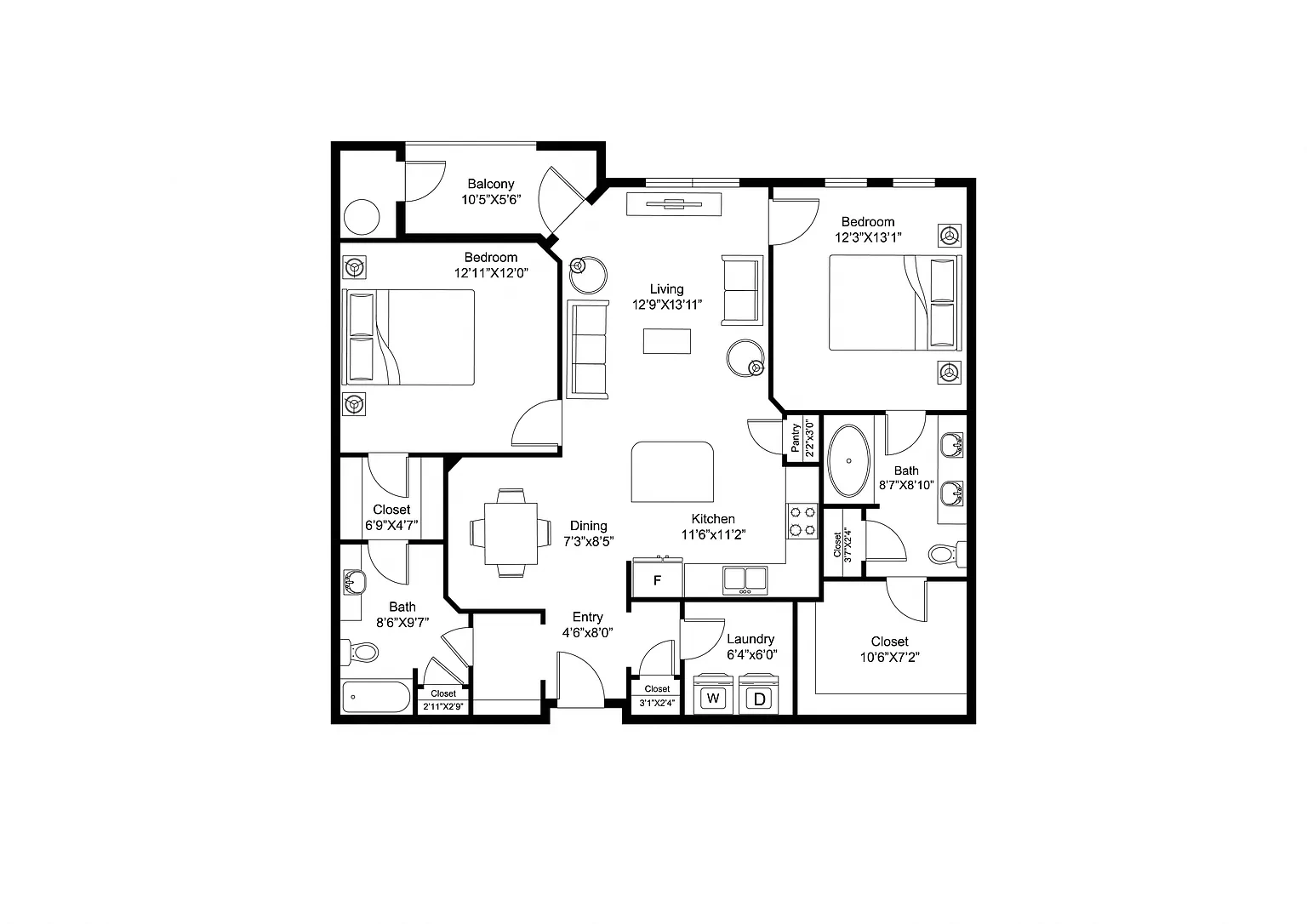 Lugano at Cherry Creek – Floor plan