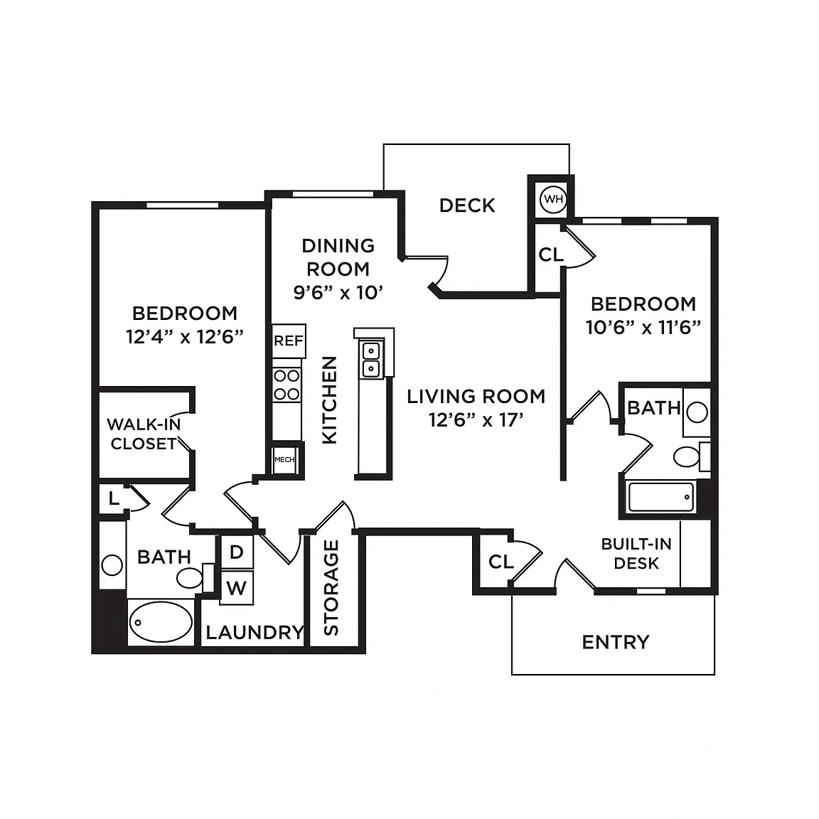 The Preserve at Grande Oaks Apartment Homes – Floor plan