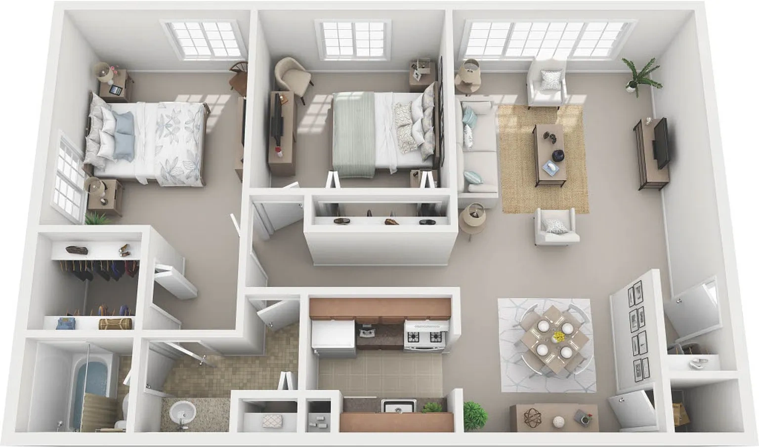 Village One Apartments – Floor plan