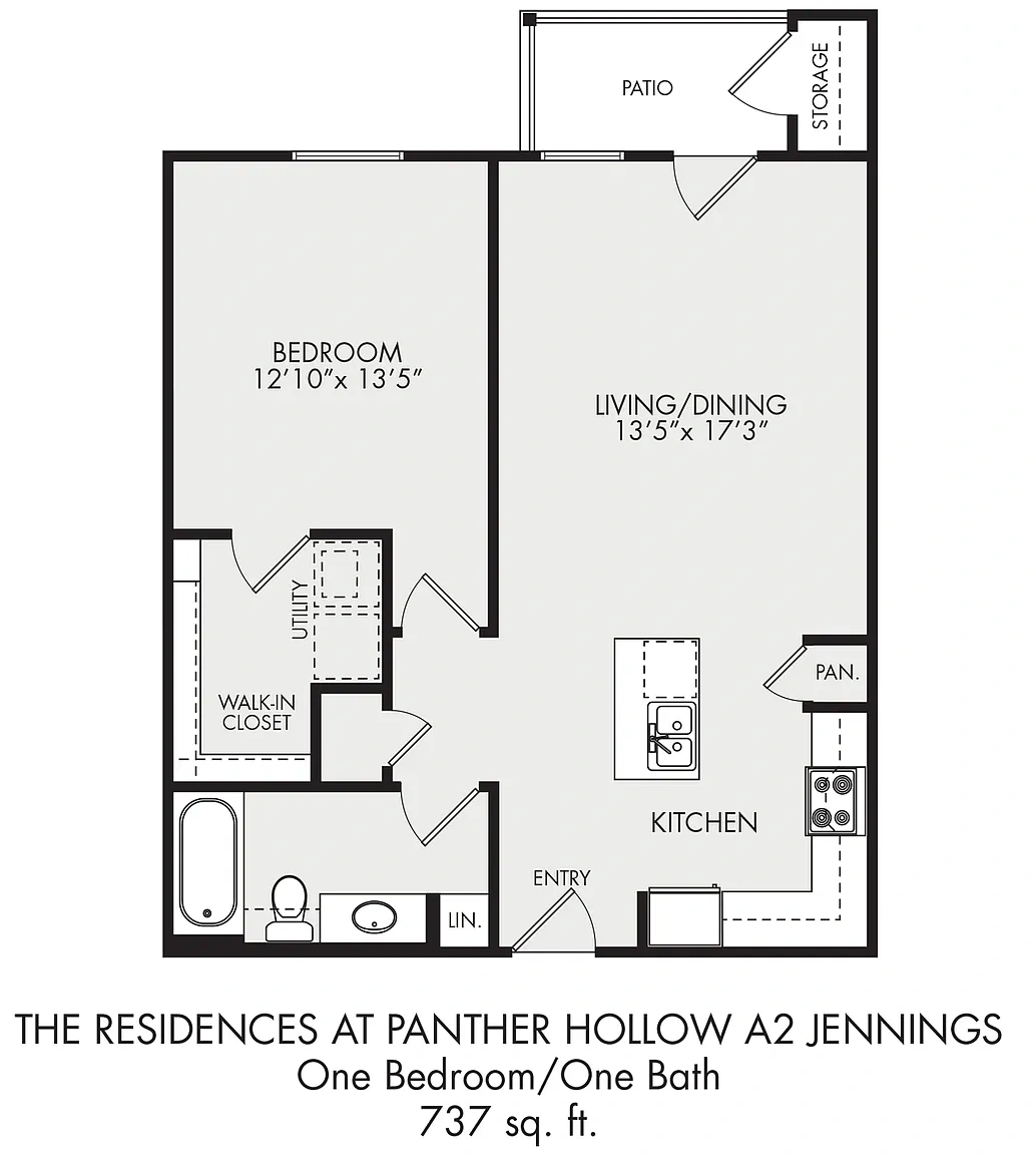 Residences At Panther Hollow – Floor plan