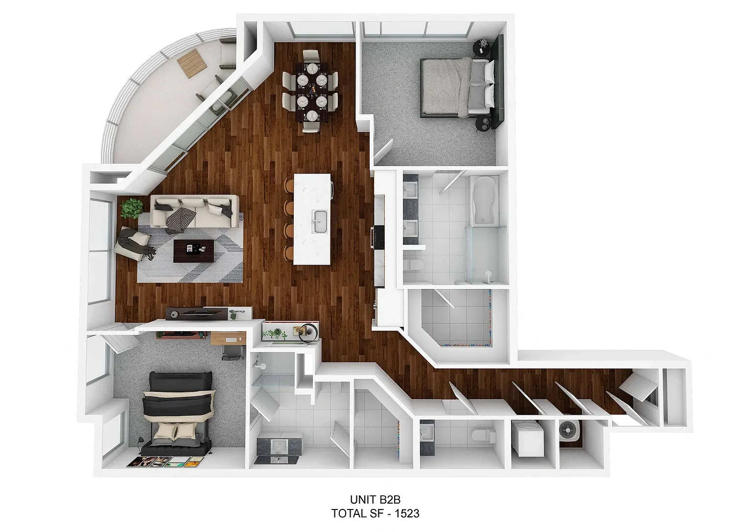 The Huntley Luxury Apartments – Floor plan