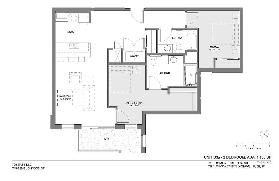 700 East Apartments – Floor plan