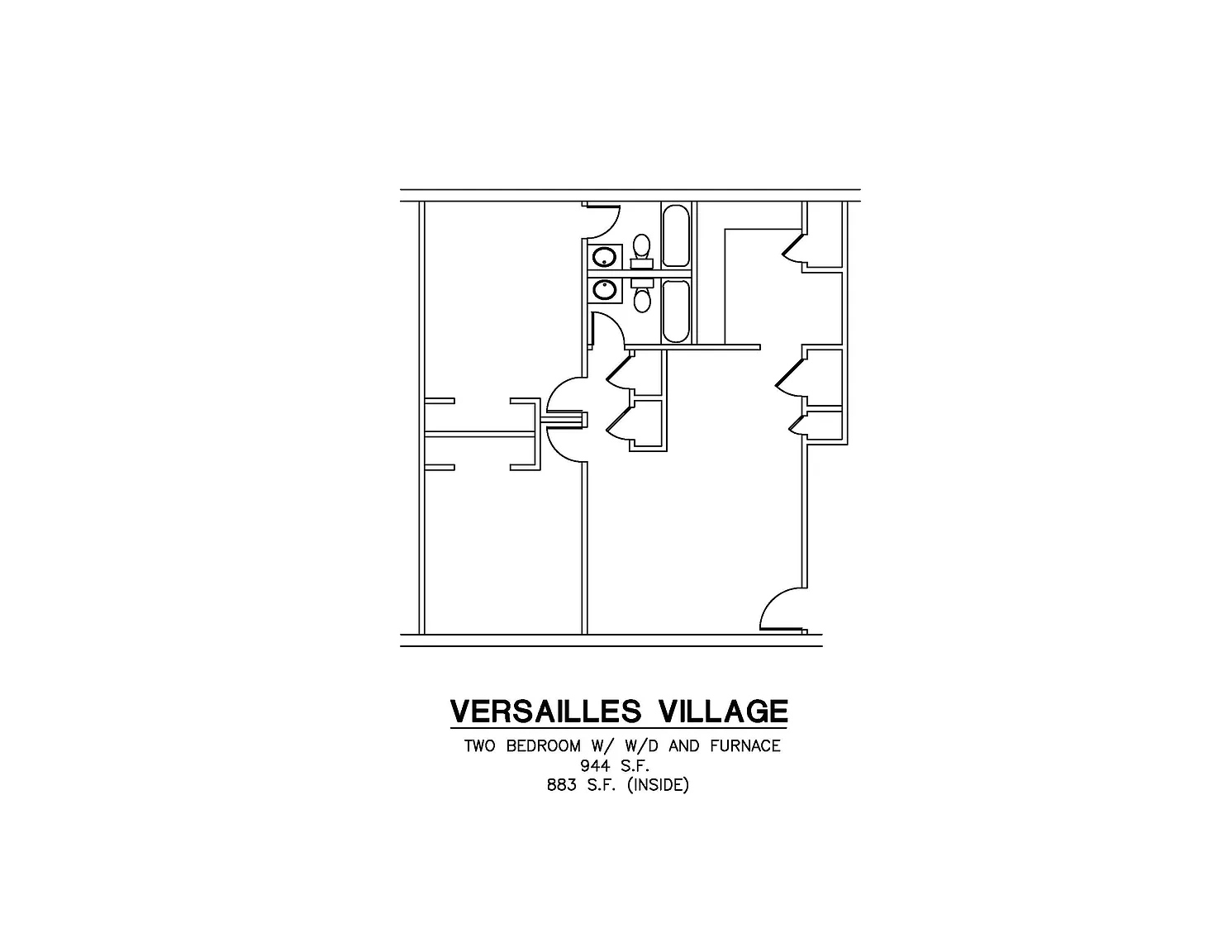 Versailles Village – Floor plan