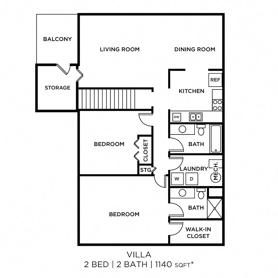 Pavilion Court Apartment Homes – Floor plan